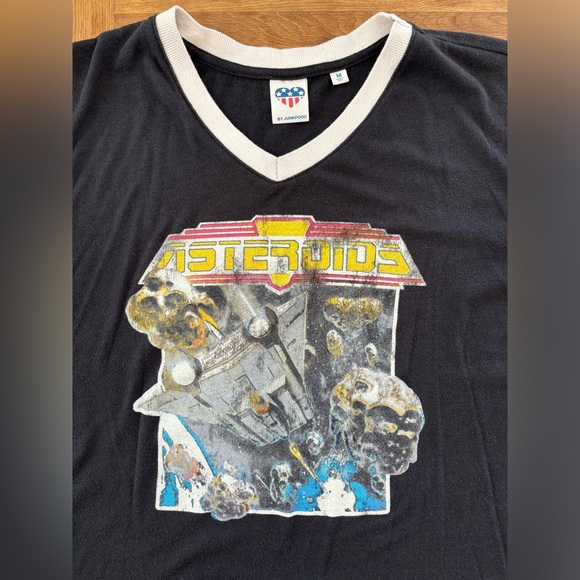Junkfood Asteroids Game Gen X Tee SZ M - Picture 2 of 5
